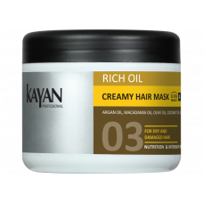 Крем-маска Kayan Professional Rich Oil Creamy Hair Mask для сухого та пошкодженого волосся 500 мл (5906660407256)