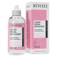 Ексфоліант  рідкий для обличчя  Revuele  5% суміш  гліколевої та лимонної кислоти  125 мл