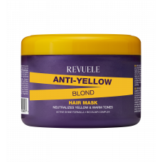 Маска Revuele для світлого волосся   Anti  Yellow Blond  з антижовтим ефектом  500 мл(5060565105607)