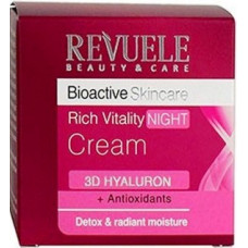 Крем для обличчя  REVUELE Bio Active 3D Hyaluron Skin Care нічний з гіалуроном  50 мл