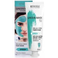 Маска  для обличчя Revuele Color  зелена з кріо-ефектом  80 мл