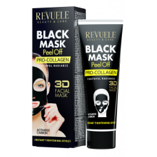 Чорна маска плівка для обличчя Проколаген  Blask Mask Revuele 80 мл