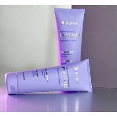 Маска Soika тонуюча  для волосся живлення та блиск Platinum 250 мл