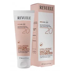 Крем для рук Reveule SPF 20 щоденний сонцезахисний з гіалуроновою кислотою 80 мл